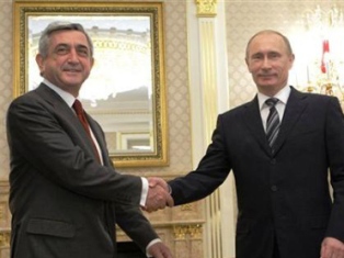 Президенты России и Армении