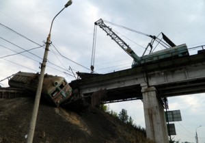 Железнодорожная авария в Мариуполе