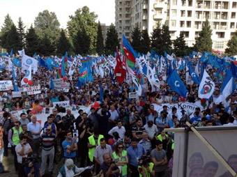 Митинг в Баку
