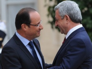Серж Саргсян и Франсуа Олланд