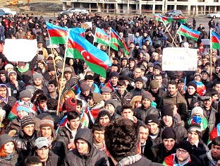 протесты в Азербайджане