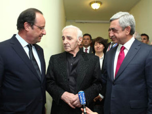Президенты Армении и Франции