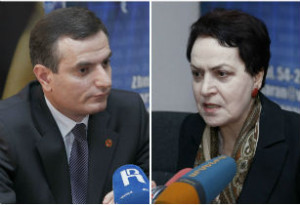 Артак Закарян и Лариса Алавердян