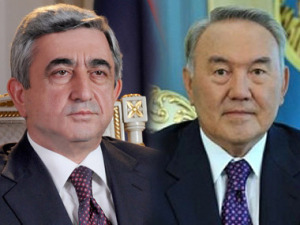 Президенты Армении и Казахстана