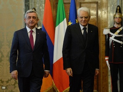 Главы Армении и Италии
