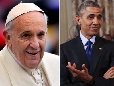Папа Франциск и Обама
