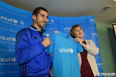 Генрих Мхитарян UNICEF