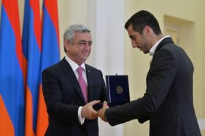 Президент Армениии Генрих Мхитарян